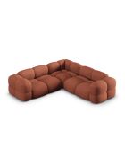 Loretto Symmetrisches Ecksofa 4-Sitzer Korallenrot - 250x250x68 cm