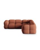 Loretto Symmetrisches Ecksofa 4-Sitzer Korallenrot - 250x250x68 cm