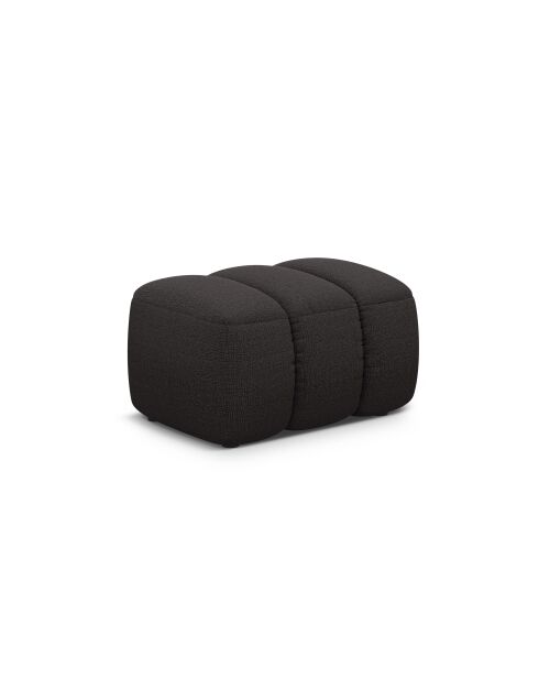 Pouf Kimi 1 Place gris foncé - 75x55x40 cm