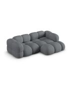 Loretto 3-Sitzer-Ecksofa, grau, rechts, 250 x 147 x 68 cm