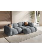 Loretto 3-Sitzer-Ecksofa, grau, rechts, 250 x 147 x 68 cm