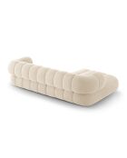 Koge Ecksofa für 5 Personen, Samt, links, hellbeige, 270 x 165 x 70 cm