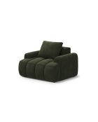 Poltrona Kimi 1 Place in velluto verde - 95x85x84 cm