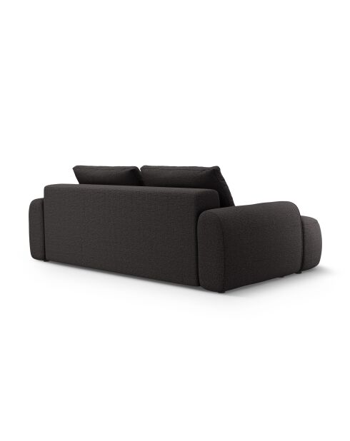 Canapé convertible avec coffre Kimi 4 Places gris foncé - 250x100x84 cm