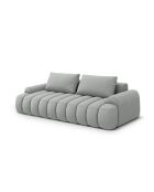Canapé convertible avec coffre Kimi 4 Places gris clair - 250x100x84 cm