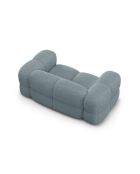 Loretto 2-Sitzer-Sofa, pastellblau, 180 x 100 x 68 cm
