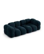 Loretto 4-Sitzer-Sofa aus Samt, tiefblau - 250x100x68 cm