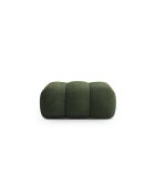 Pouf velours Koge 1 Place vert - 95x95x40 cm