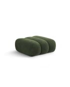 Pouf velours Koge 1 Place vert - 95x95x40 cm