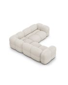 Canapé D'Angle Symétrique Loretto 4 Places beige - 250x250x68 cm