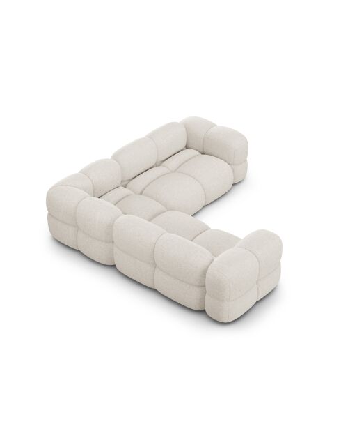 Loretto 4-zits symmetrische hoekbank beige - 250x250x68 cm