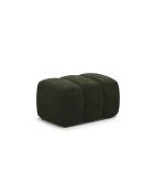 Pouf Kimi 1 Place in velluto verde - 75x55x40 cm