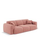 Divano Theo 3 posti rosa - 235x95x72 cm