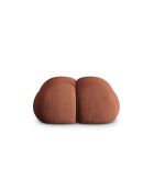Pouf Loretto 1 Place corail - 90x90x40 cm