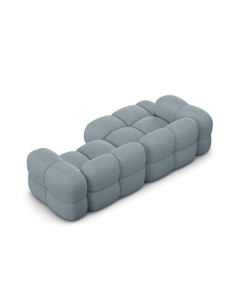 Loretto 3-Sitzer-Ecksofa, links, 250 x 147 x 68 cm, pastellblau