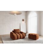 Pouf Kimi 1 Place Brick - 75x55x40 cm