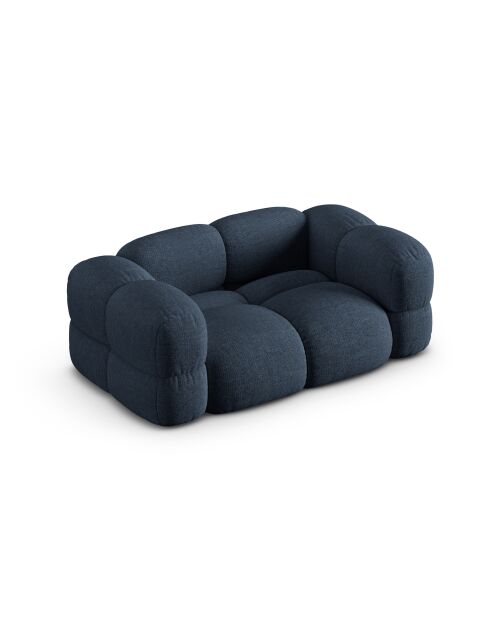 Loretto 2-Sitzer-Sofa, dunkelblau, 180 x 100 x 68 cm