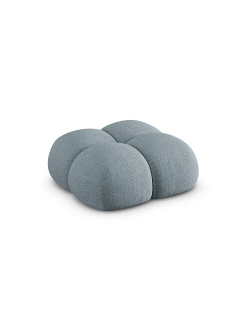 Pouf Loretto 1 Place bleu pastel - 90x90x40 cm