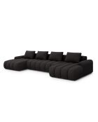 Wendbares Ecksofa mit umwandelbarem Kofferraum Kimi 5 Seater dunkelgrau - 352x142x84 cm