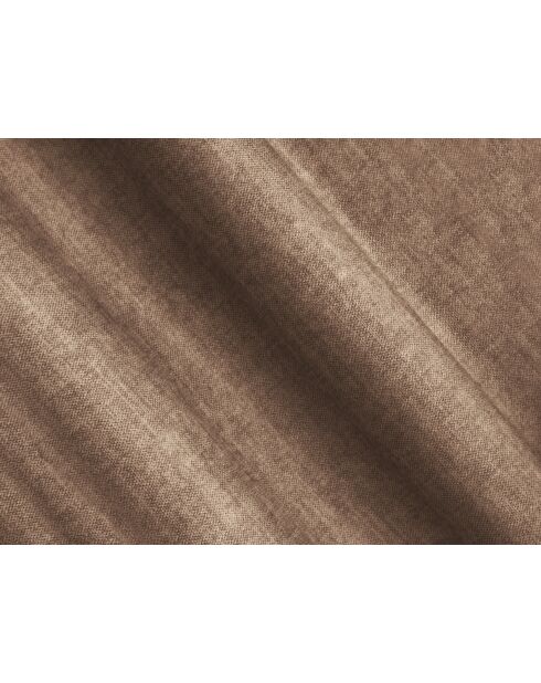 Canapé velours Koge 3 Places beige foncé - 210x95x70 cm