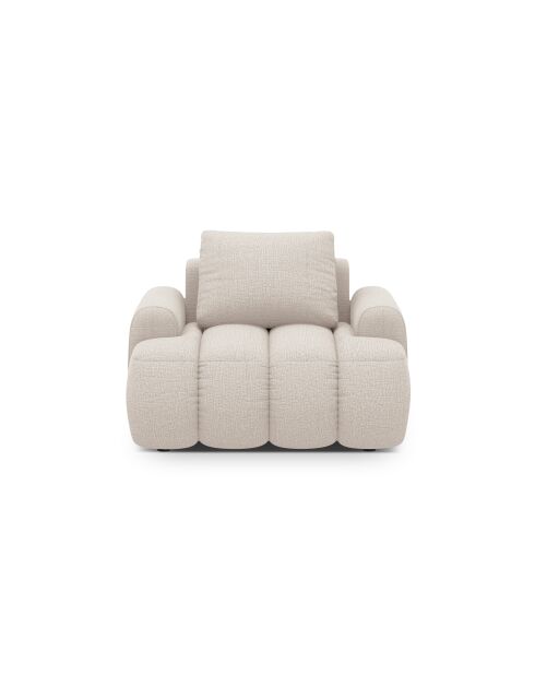 Sillón Kimi de 1 plaza beige - 95x85x84 cm