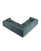 Theo Symmetrische hoekbank 5-zits petrol - 252x252x72 cm