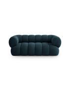 Koge 2-Sitzer-Sofa aus Samt, 180 x 95 x 70 cm, Petrolblau