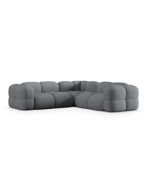 Loretto Symmetrisches Ecksofa 4-Sitzer Grau - 250x250x68 cm