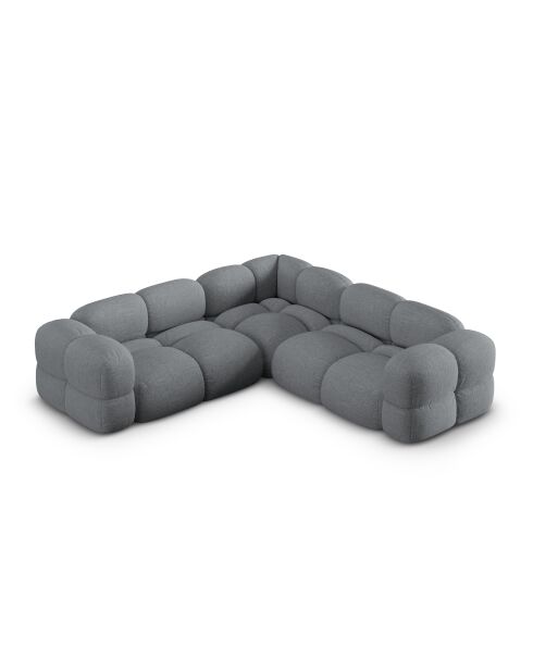 Loretto Symmetrisches Ecksofa 4-Sitzer Grau - 250x250x68 cm