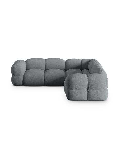 Loretto Symmetrisches Ecksofa 4-Sitzer Grau - 250x250x68 cm
