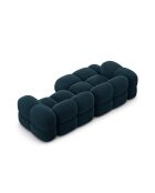 Loretto Velvet Ecksofa links, 3-Sitzer, 250 x 147 x 68 cm, tiefblau