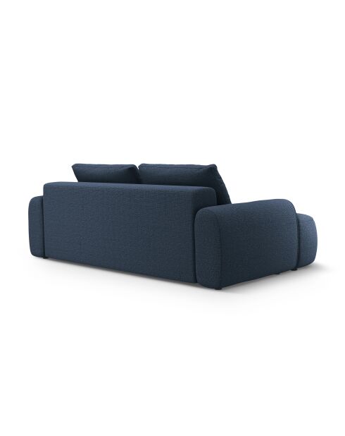 Canapé convertible avec coffre Kimi 4 Places bleu - 250x100x84 cm