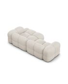 Canapé D'Angle droit Loretto 3 Places beige - 250x147x68 cm