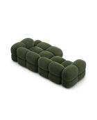 Loretto Velvet Ecksofa für 3 Sitzer, grün, 250 x 147 x 68 cm