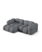 Loretto 3-Sitzer-Ecksofa, grau, links, 250 x 147 x 68 cm