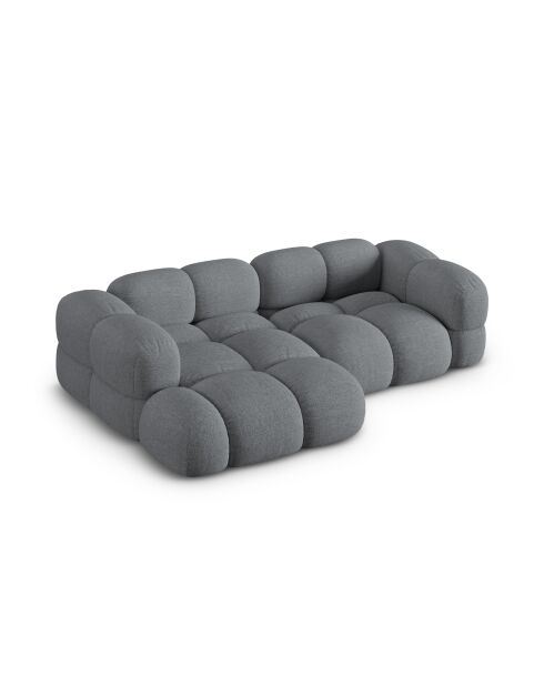 Loretto 3-Sitzer-Ecksofa, grau, links, 250 x 147 x 68 cm