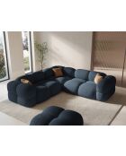 Loretto Symmetrisches Ecksofa 4 Sitzer Dunkelblau - 250x250x68 cm