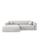 Theo 4-Sitzer Ecksofa links hellgrau - 235x170x72 cm