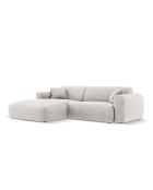 Theo 4-Sitzer Ecksofa links hellgrau - 235x170x72 cm
