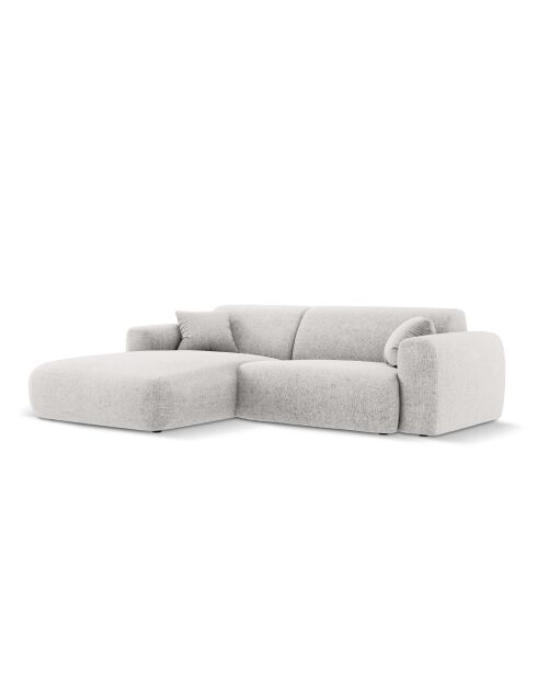 Theo 4-Sitzer Ecksofa links hellgrau - 235x170x72 cm