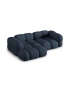 Loretto 3-Sitzer-Ecksofa, dunkelblau, links, 250 x 147 x 68 cm