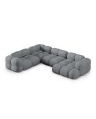 Loretto Panorama-Ecksofa, grau, links offen, 345 x 250 x 68 cm