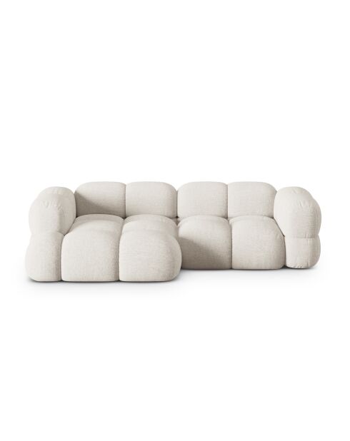 Loretto 3-Sitzer-Ecksofa links beige - 250x147x68 cm