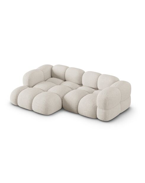 Loretto 3-Sitzer-Ecksofa links beige - 250x147x68 cm