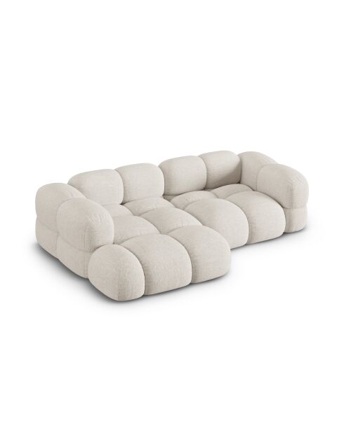 Loretto 3-Sitzer-Ecksofa links beige - 250x147x68 cm