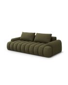 Canapé convertible avec coffre Kimi 4 Places vert - 250x100x84 cm