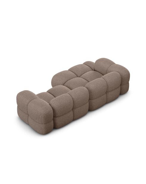 Canapé D'Angle gauche Loretto 3 Places capuccino - 250x147x68 cm