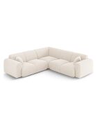 Divano angolare Theo Symmetric 5 posti beige chiaro - 252x252x72 cm