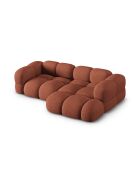 Loretto Ecksofa für 3 Personen, Korallenrot, rechts, 250 x 147 x 68 cm