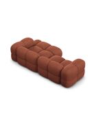 Loretto Ecksofa für 3 Personen, Korallenrot, rechts, 250 x 147 x 68 cm